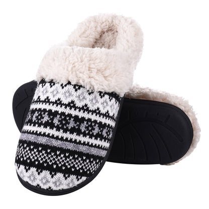 Winter Warm Cotton Slippers For Women Indoor House Slippers