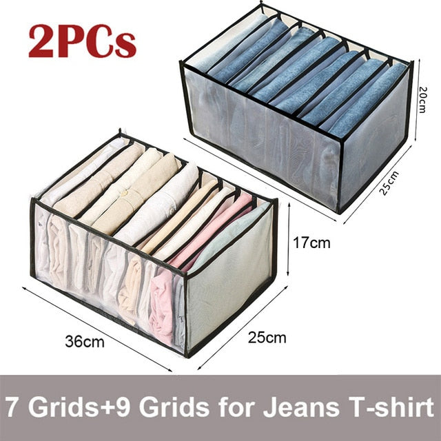 Underwear Drawer Organizer Storage Box Foldable Closet Organizers