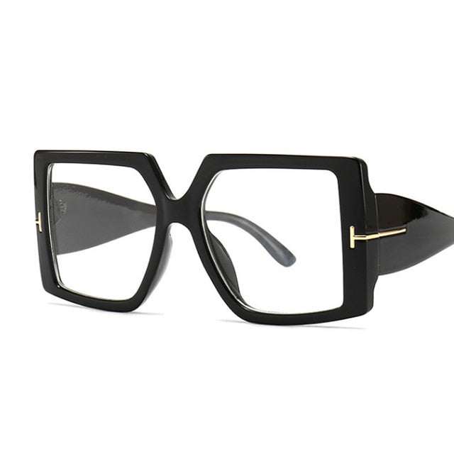 Square Oversized Sun Glasses Female Retro Vintage