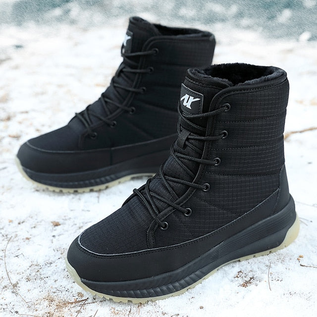 Snow Boots Platform Waterproof Winter Shoes