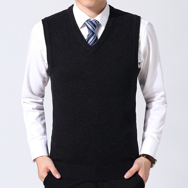 Pullover Slim Fit Knitwear Sweater Vest