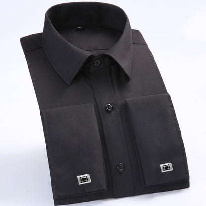 Standard-fit Long Sleeve Wedding Shirts (cufflink Included) - Shirts