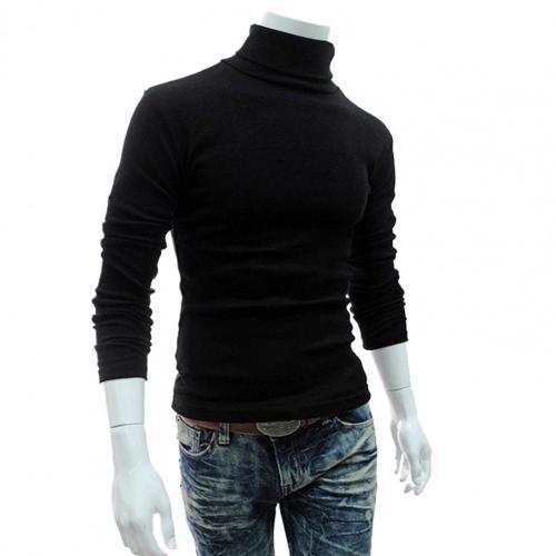 Knitted Pullover Longsleeve Turtleneck Sweaters