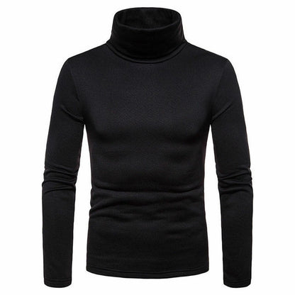 Turtleneck Knitted Sweater High Collar Top