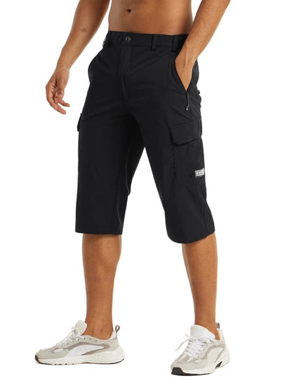 Quick Dry 3/4 Capri Pants Tactical Cargo Nylon Pants