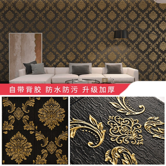 Self-adhesive Wallpaper 3d Three-dimensional Wall Stickers Renovation Background