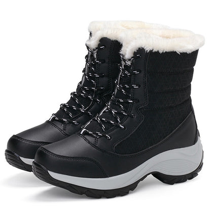 Snow Boots Plush Warm Ankle Boots For Women