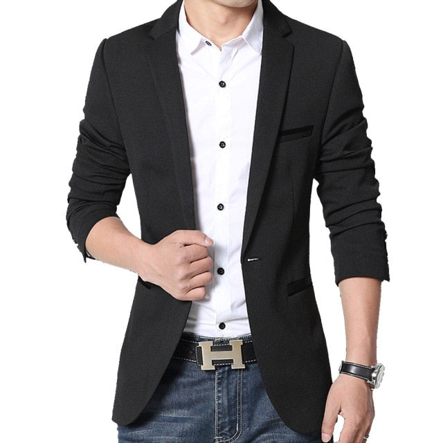 Slim Suit Vetement Homme Casual Blazers for Men