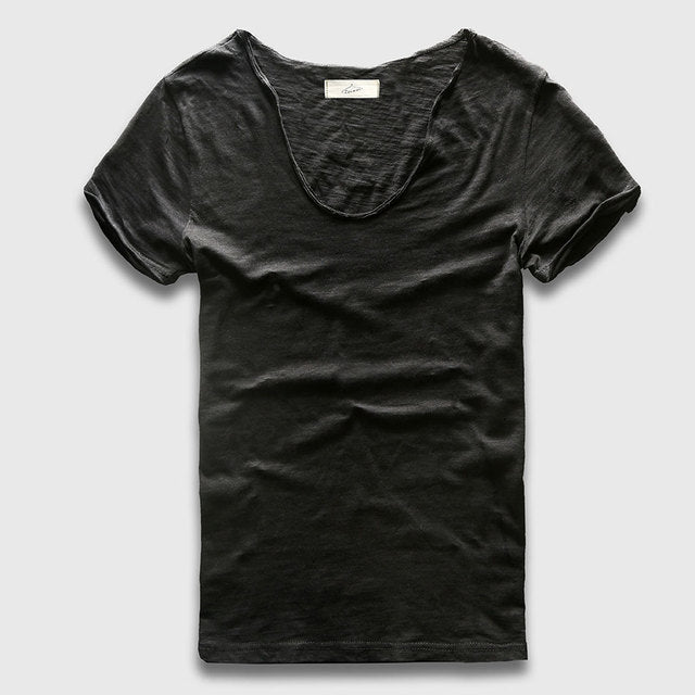 Hip Hop Plain Men T-Shirt Short Sleeve