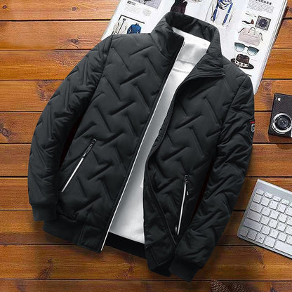 Streetwear Cotton Padded Jacket Slim Fit - Jackets