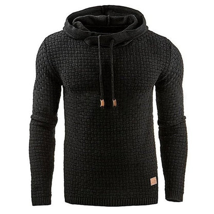 Plaid Hooded Sweatshirt for Mens Hoodie Tracksuit