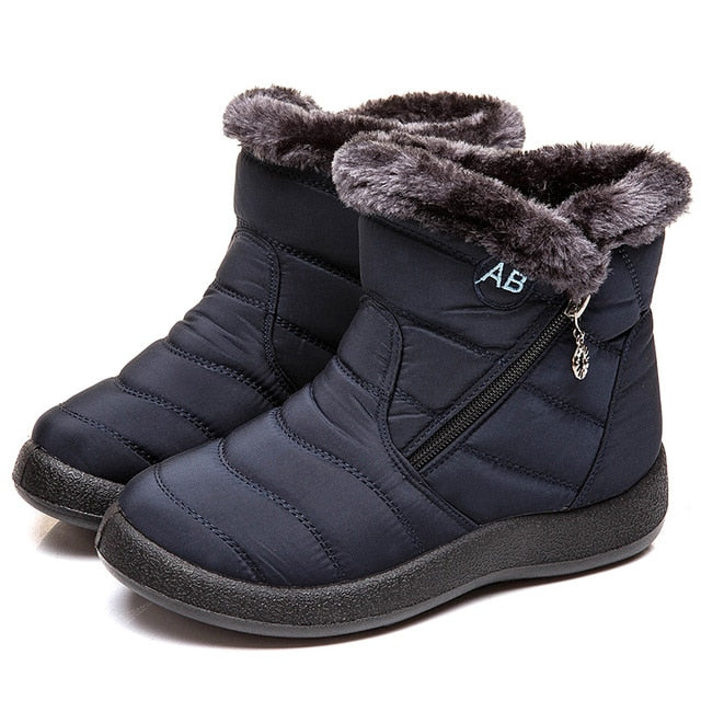 Waterproof Non-slip Platform Ankle Boots for Women