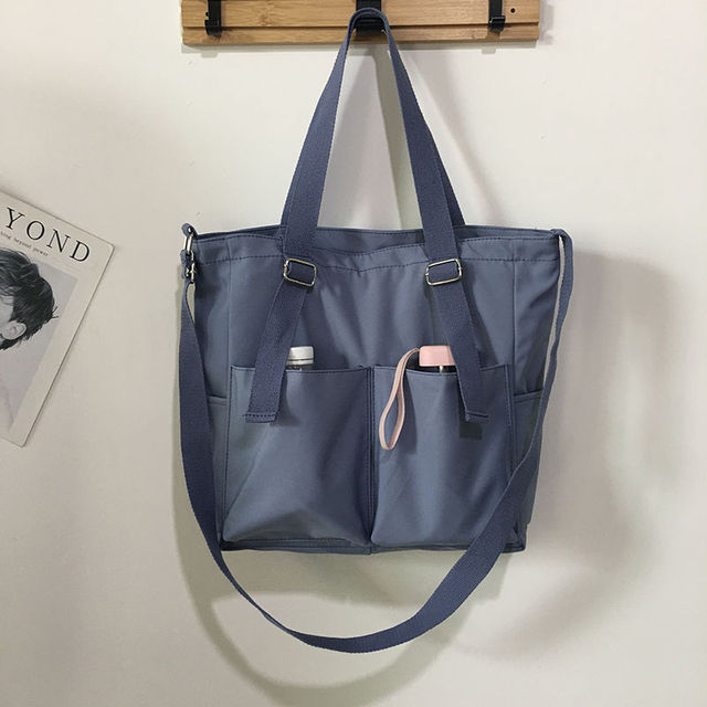 Zipper Handbags Shoulder Waterproof Large Capacity Tote Bags