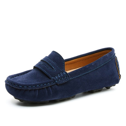 Loafers Flats Shoes Suede Leather