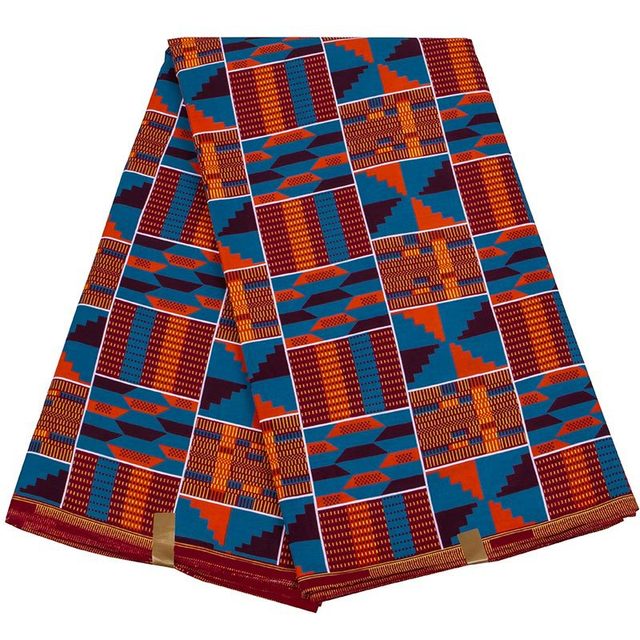 Soft Classic Ankara African Prints Kente Fabric Real Wax 100% Cotton - Azahshopping