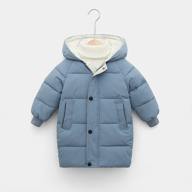 Cotton Padded Coats Thicken Warm Long Jackets