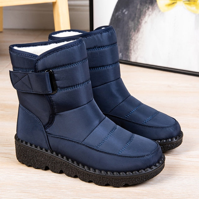 Warm Soft Flat Boots for Women