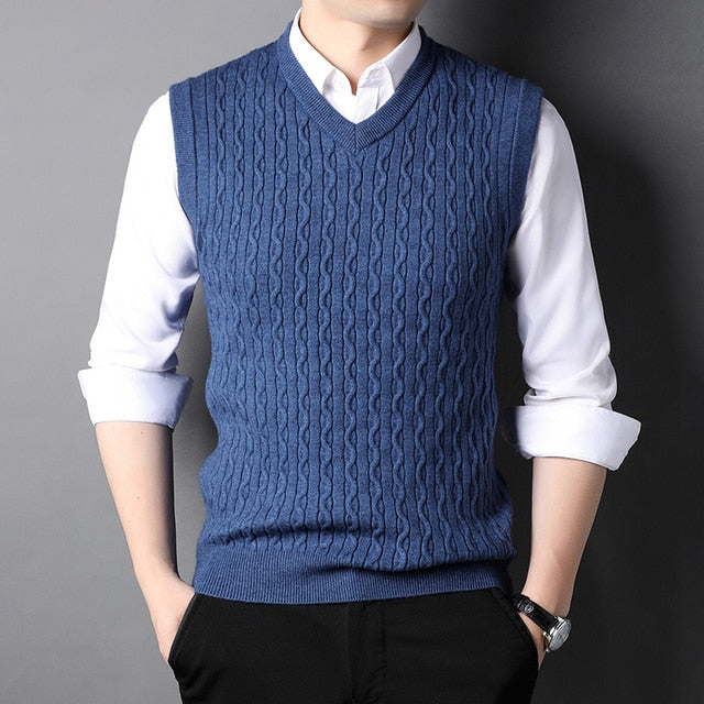 Sweater Pullover Knit Vest