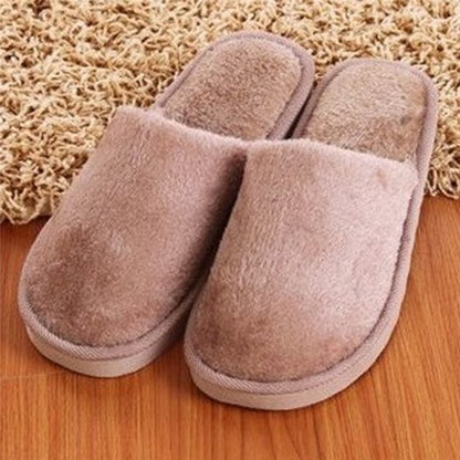 Home Slippers Indoor Bedroom Light Eva Cotton Slipper Furry Plush Shoes