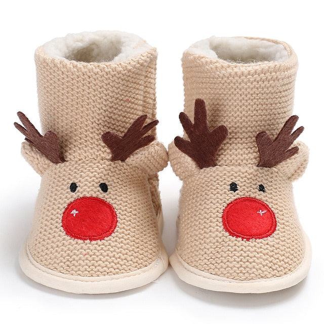 Infant Newborn Booties Santa Foot Socks for Baby