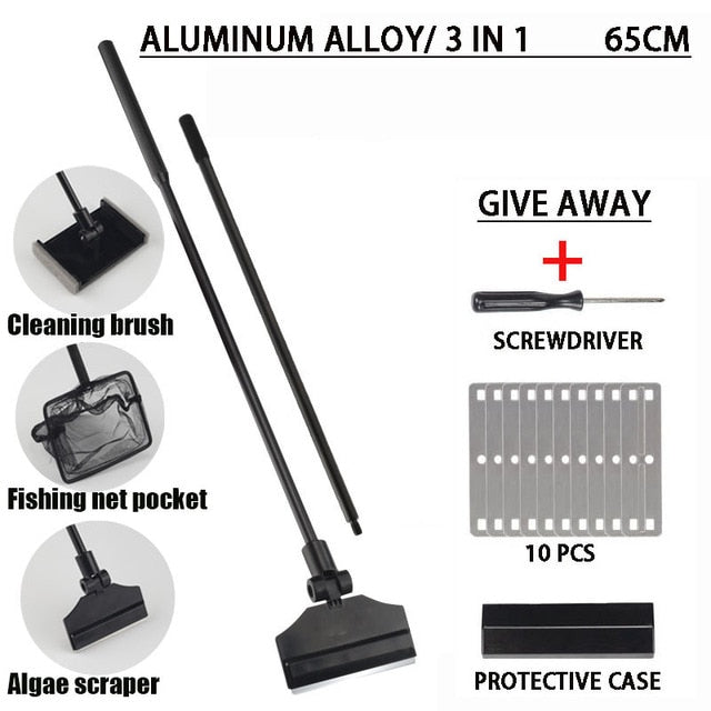 Stainless Steel Aquarium Fish Tank Algae Scraper Blade
