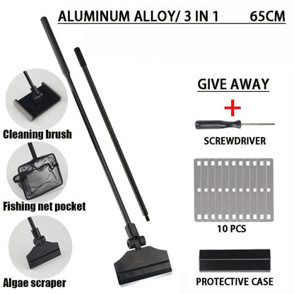 Stainless Steel Aquarium Fish Tank Algae Scraper Blade