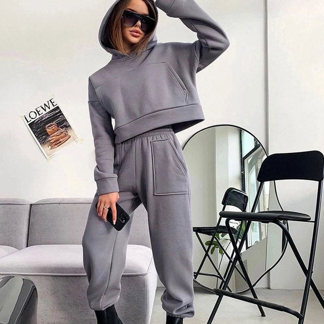 Long Sleeve Zipper Hoodies Jumpsuits