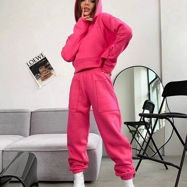 Long Sleeve Zipper Hoodies Jumpsuits