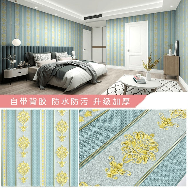 Self-adhesive Wallpaper 3d Three-dimensional Wall Stickers Renovation Background