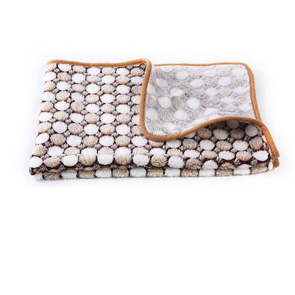 Fluffy Cute Star Printing Pet Mat Warm And Comfortable Pet Blanket For Dogs And Cats