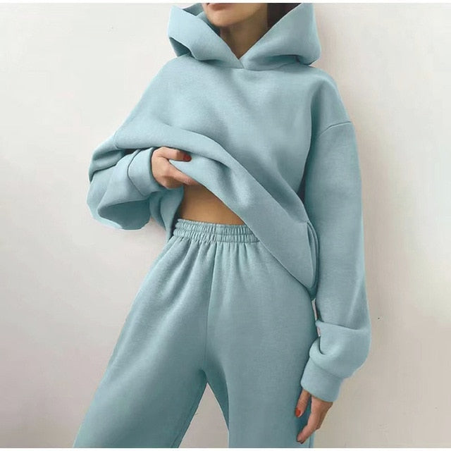 Hoodies Tracksuit Two Piece Sets