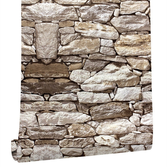 Stone Peel And Stick Wallpaper Decoration Stone Wallpaper Self-adhesive Wall Paper For Home