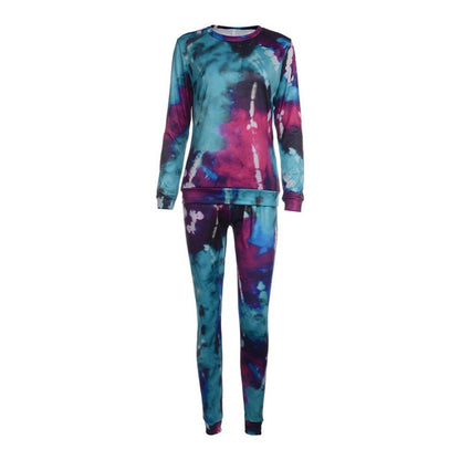 Tie Dye Sports Clothing Sets - Azahshopping