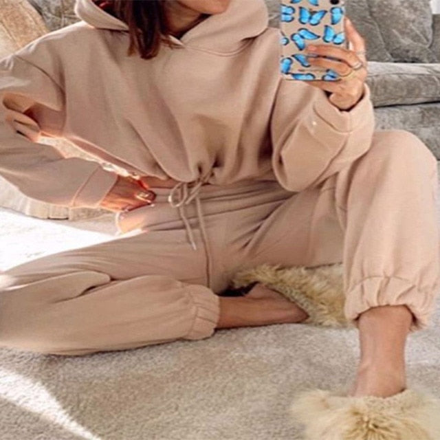 Long Sleeve Zipper Hoodies Jumpsuits