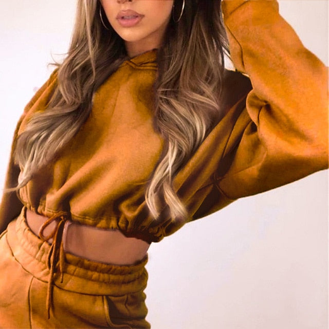 Long Sleeve Zipper Hoodies Jumpsuits