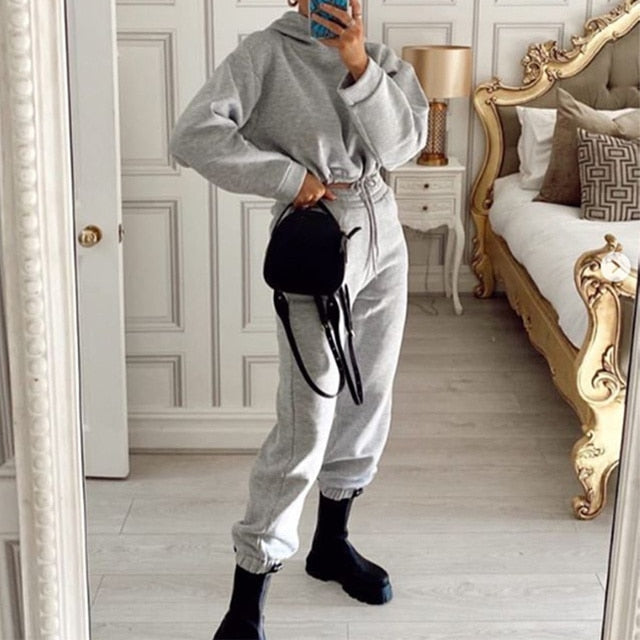 Long Sleeve Zipper Hoodies Jumpsuits