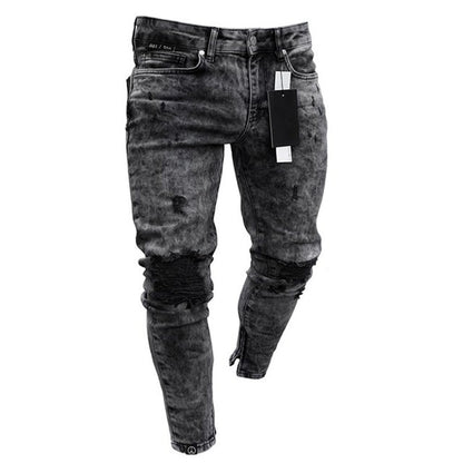 Jeans Trousers Men Multi Pocket | Mens Jeans Cargo Pockets | Cargo Jeans Men Clothing - Jeans