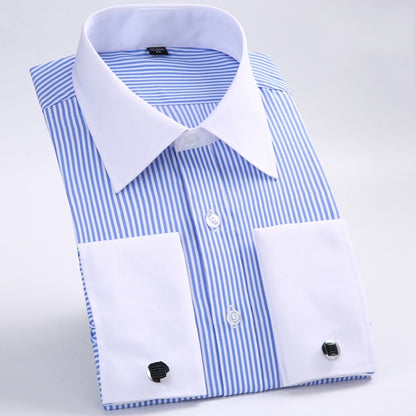 Standard-fit Long Sleeve Wedding Shirts (cufflink Included) - Shirts