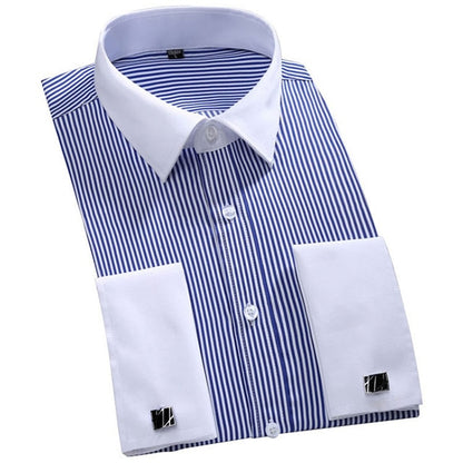 Standard-fit Long Sleeve Wedding Shirts (cufflink Included) - Shirts