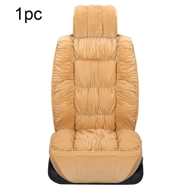 Winter Thicken Warm Plush Car Seat Cover Universal