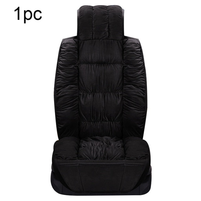 Winter Thicken Warm Plush Car Seat Cover Universal