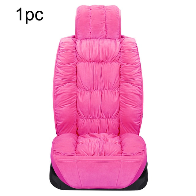 Winter Thicken Warm Plush Car Seat Cover Universal
