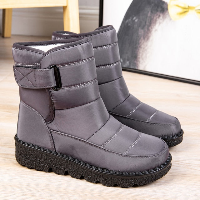 Warm Soft Flat Boots for Women