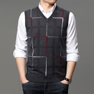 Pullover Sleeveless Retro Casual Sweater Vest