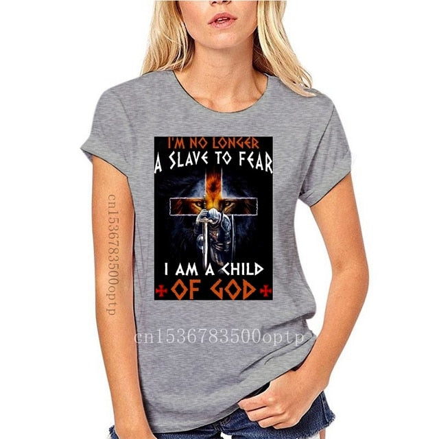 IM No Longer A Slave To Fear I Am A Child Of God T Shirt