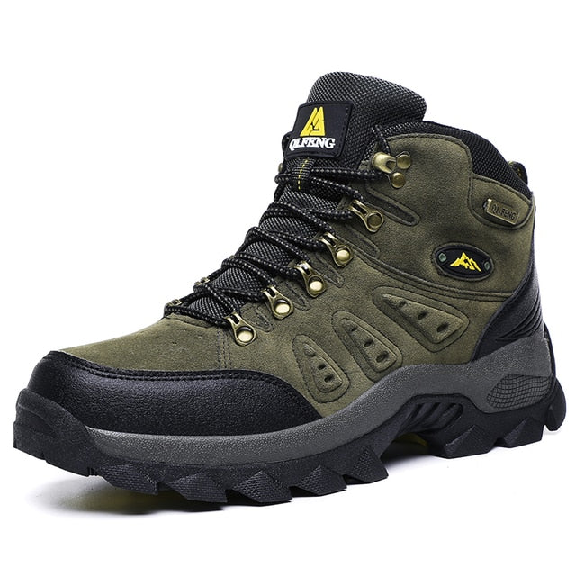 Fur Non Slip Winter Hiking Boots for Men