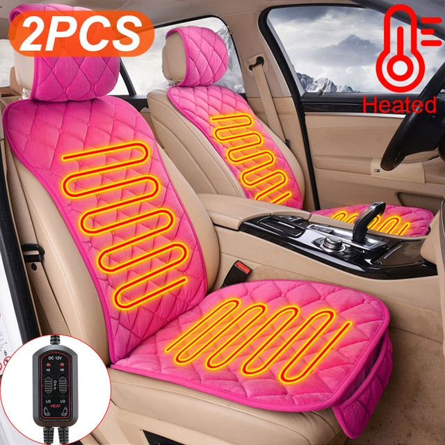 Plush Car Seat Cover Set Universal