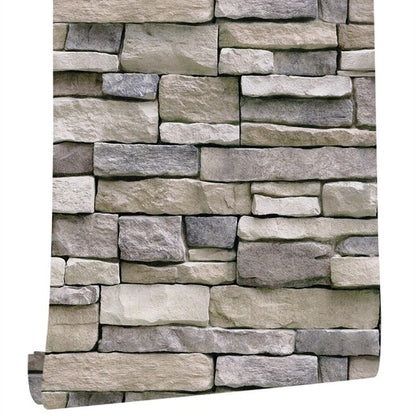 Stone Peel And Stick Wallpaper Decoration Stone Wallpaper Self-adhesive Wall Paper For Home