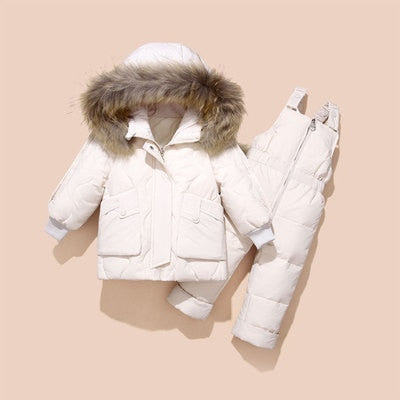 Warm Down Jacket Winter Children Clothing Set Baby Boy