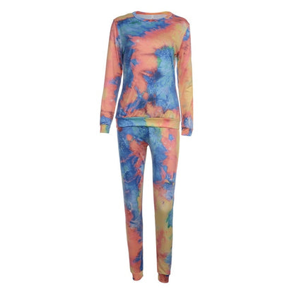 Tie Dye Sports Clothing Sets - Azahshopping